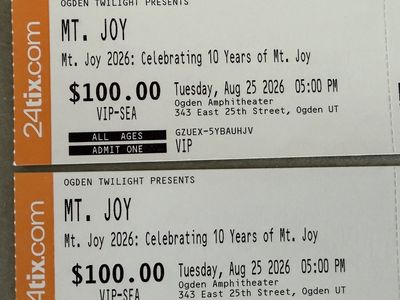 Mt. Joy -- Ogden Twilight VIP Tickets
