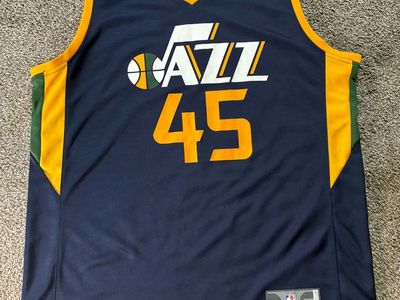Authentic Fanatics Utah Jazz Donovan Mitchell #45 Basketball Jersey Size Men’s L
