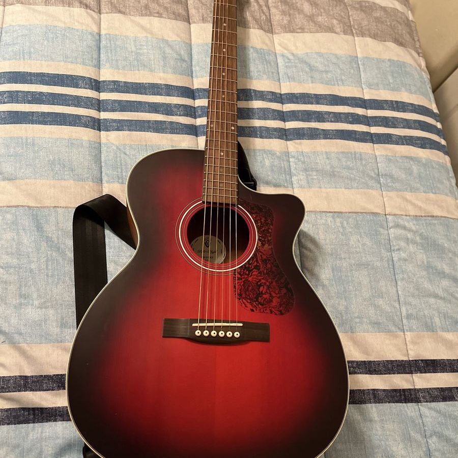 Guild OM-240CE Acoustic-Electric Guitar - OM Model, Designed in California