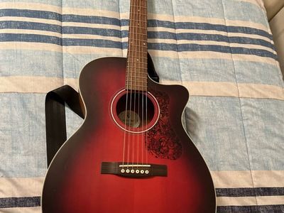 Guild OM-240CE Acoustic-Electric Guitar - OM Model, Designed in California