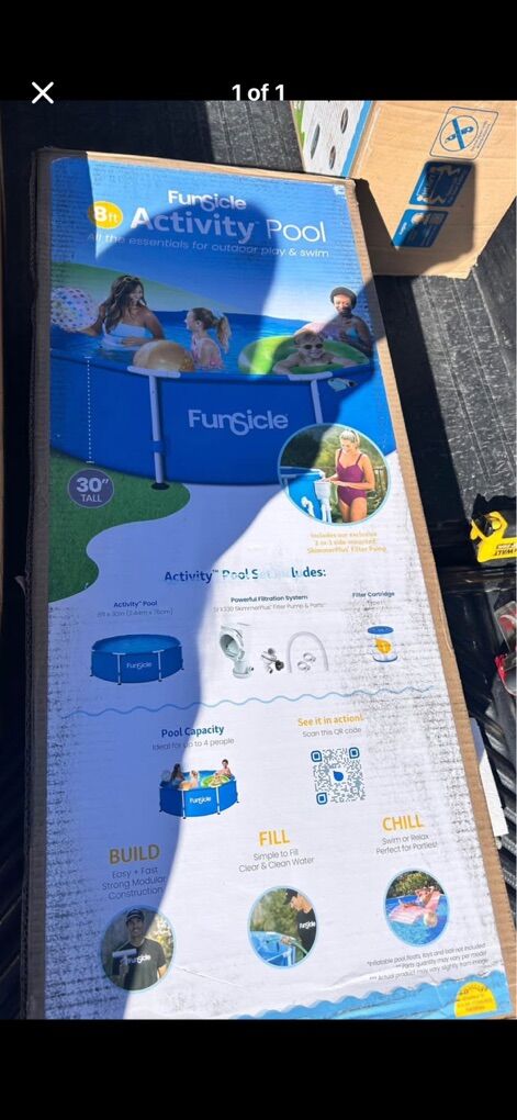 Above Ground Swimming Pool Set