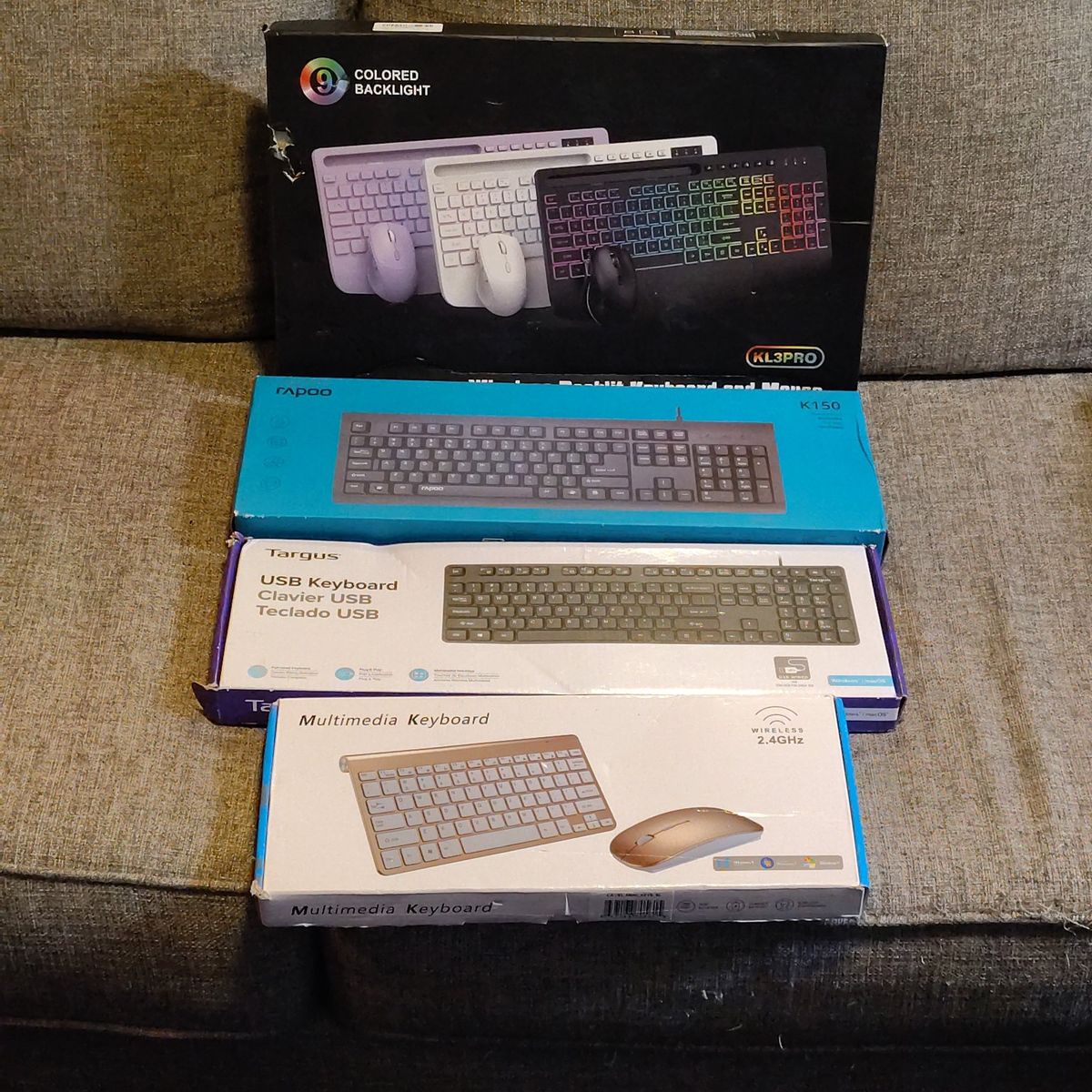 Combination Of Brand New Computer Keyboards