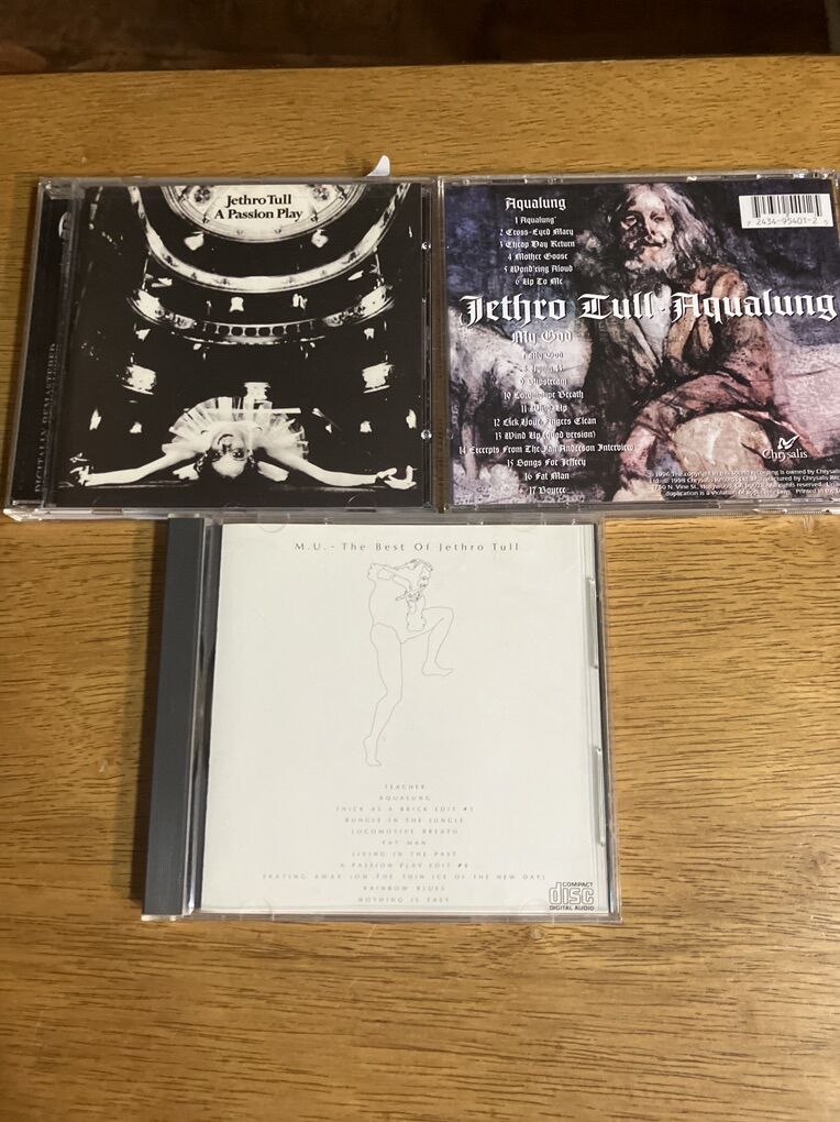 3 Jethro Tull CDs  All In Excellent Condition