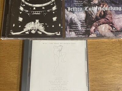 3 Jethro Tull CDs All In Excellent Condition