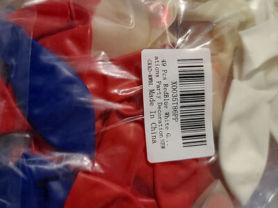 Red, White and Blue Decorations