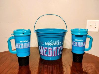 Megaplex Mugs and Popcorn Bucket - CASH