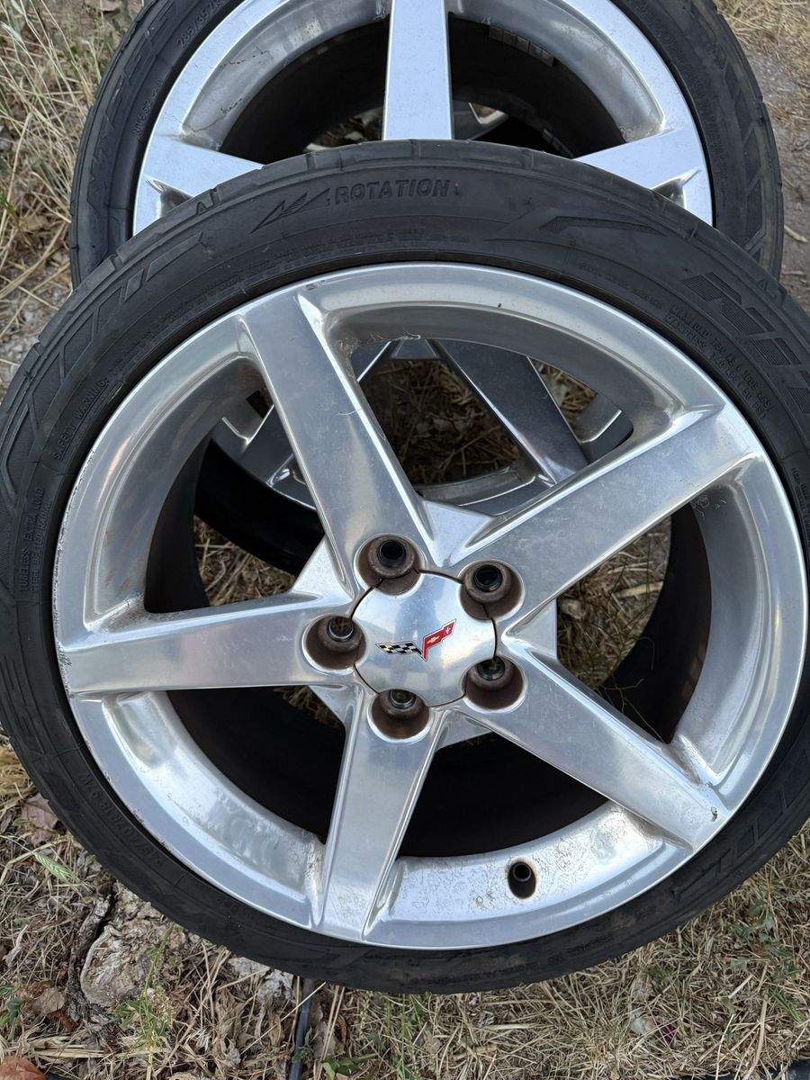 Corvette C6 Rims & Tires - Set of 4