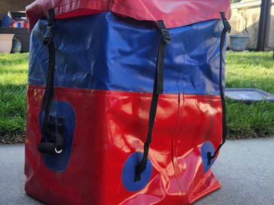 Large white water dry kitchen bag.