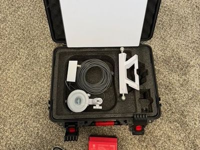 Starlink Mini Setup Includes Case and Car Adapter.