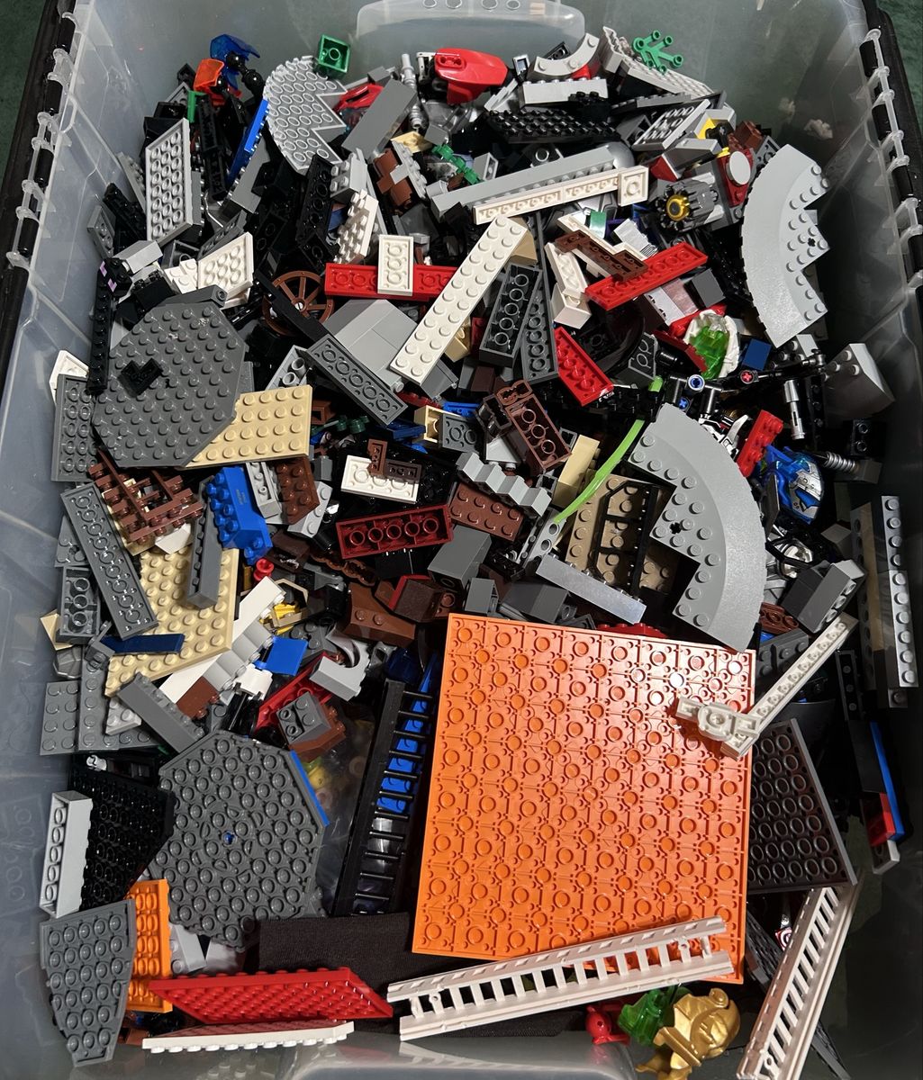 25 pounds of LEGO