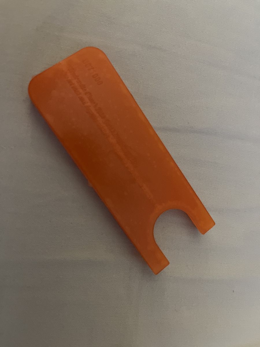 A R Hydraulic quick disconnect tool.