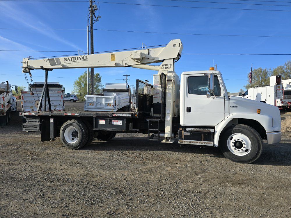 2000 Freightliner FL70 56' 20k Pound Crane
