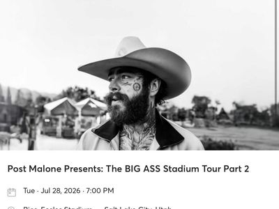 Post Malone 2 floor seat tickets