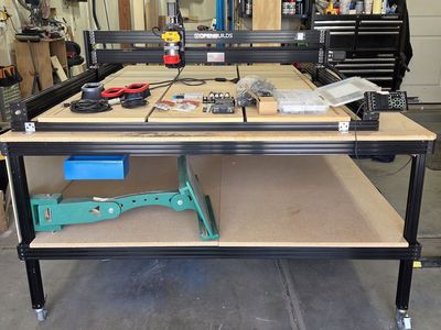 Large OpenBuilds LEAD 1515 CNC Router Setup - 4x4 Cutting Area, Ready to Run