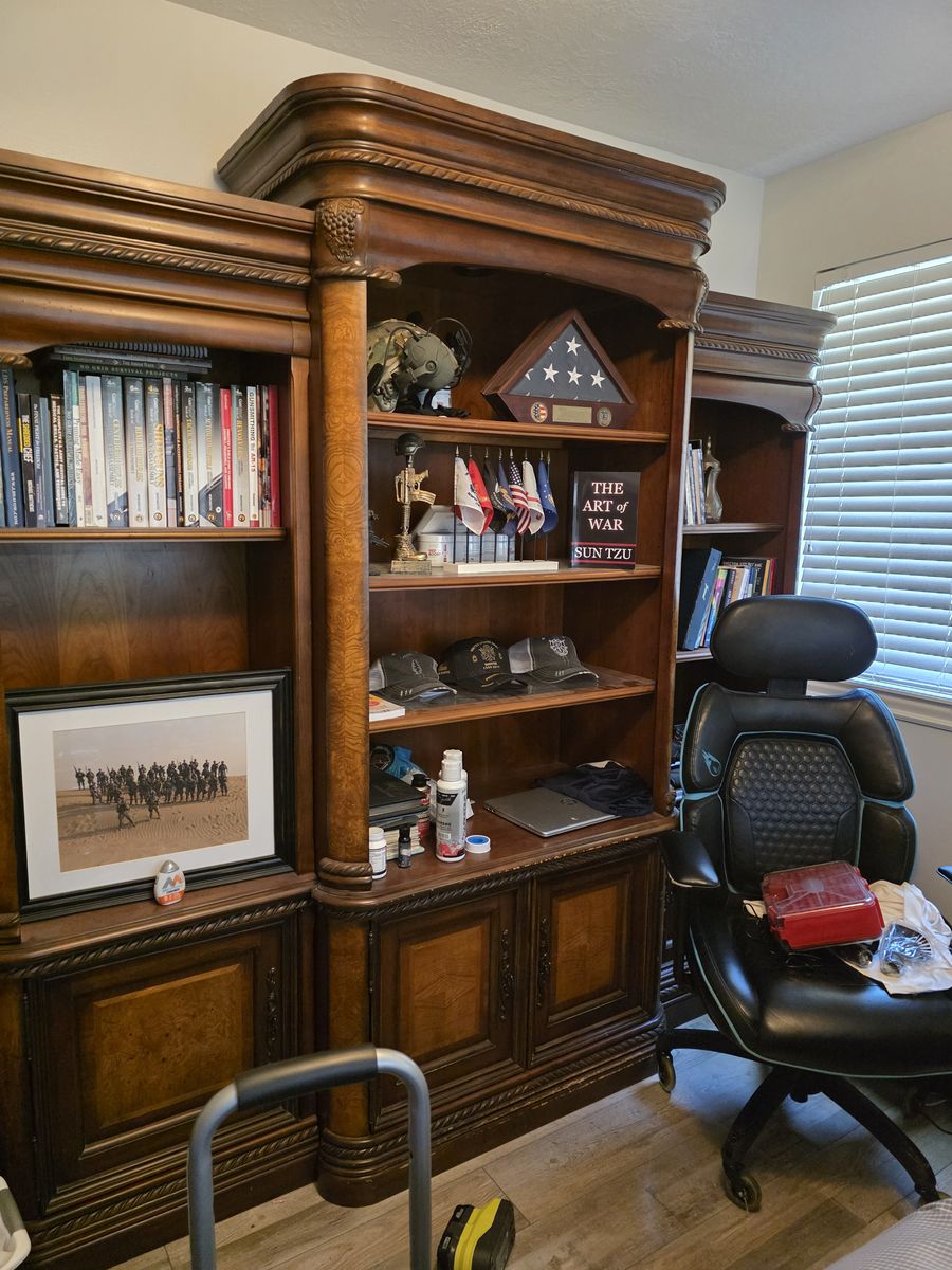 Antique Hardwood Office Furniture 