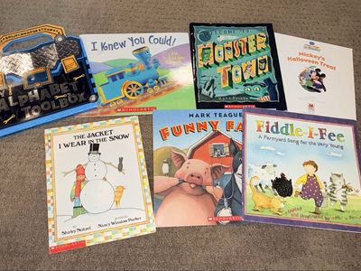Books for a Little Boy Mickey Mouse, Trains and Farms