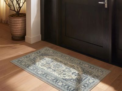 Ruggable Flatwoven Washable Helena Navy Rug, 3' x 5' #99583