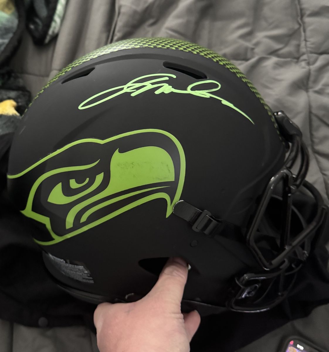 seahawks Full Size Helmet Signed