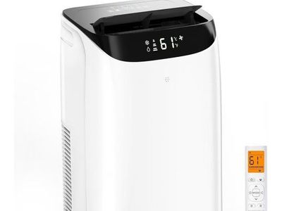 KAMLAM 14000 BTU Portable Air Conditioner 3-in-1 AC Unit with Dehumidifier and Fan