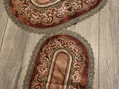 Antique Belgium Wedgwood Amrose Art Doilies