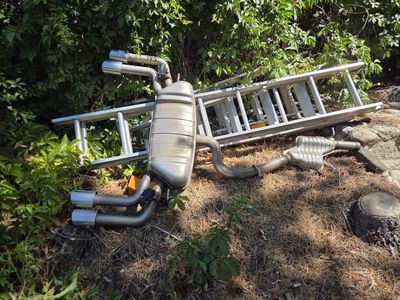OEM Audi S3 Exhaust System with Quad Tips - Used Auto Part