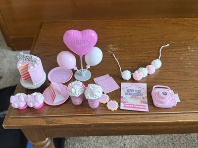 American girl doll birthday party set