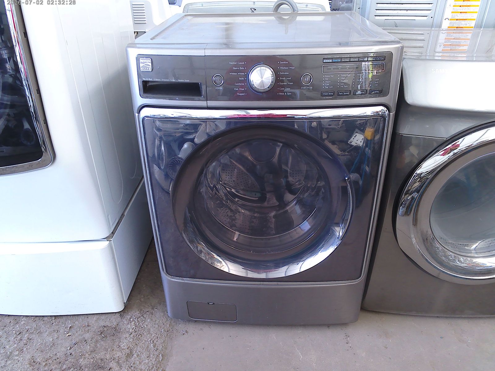 Kenmore mega capacity washerr