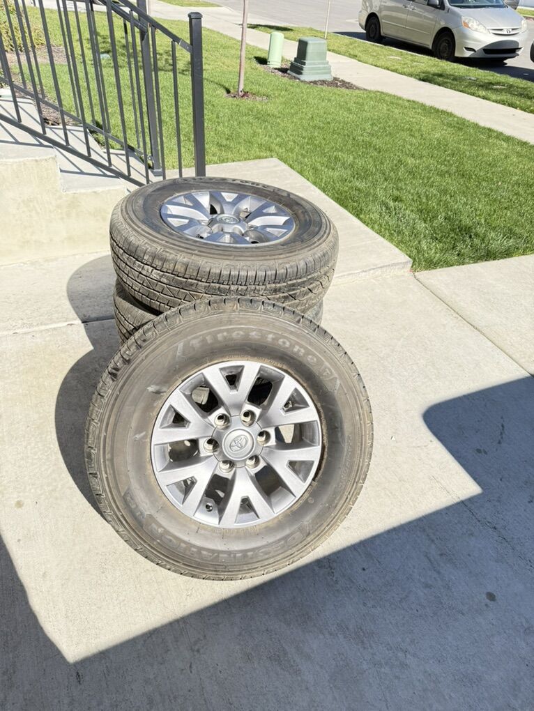 Toyota Tacoma Rims and tires 245/75R16 Firestone