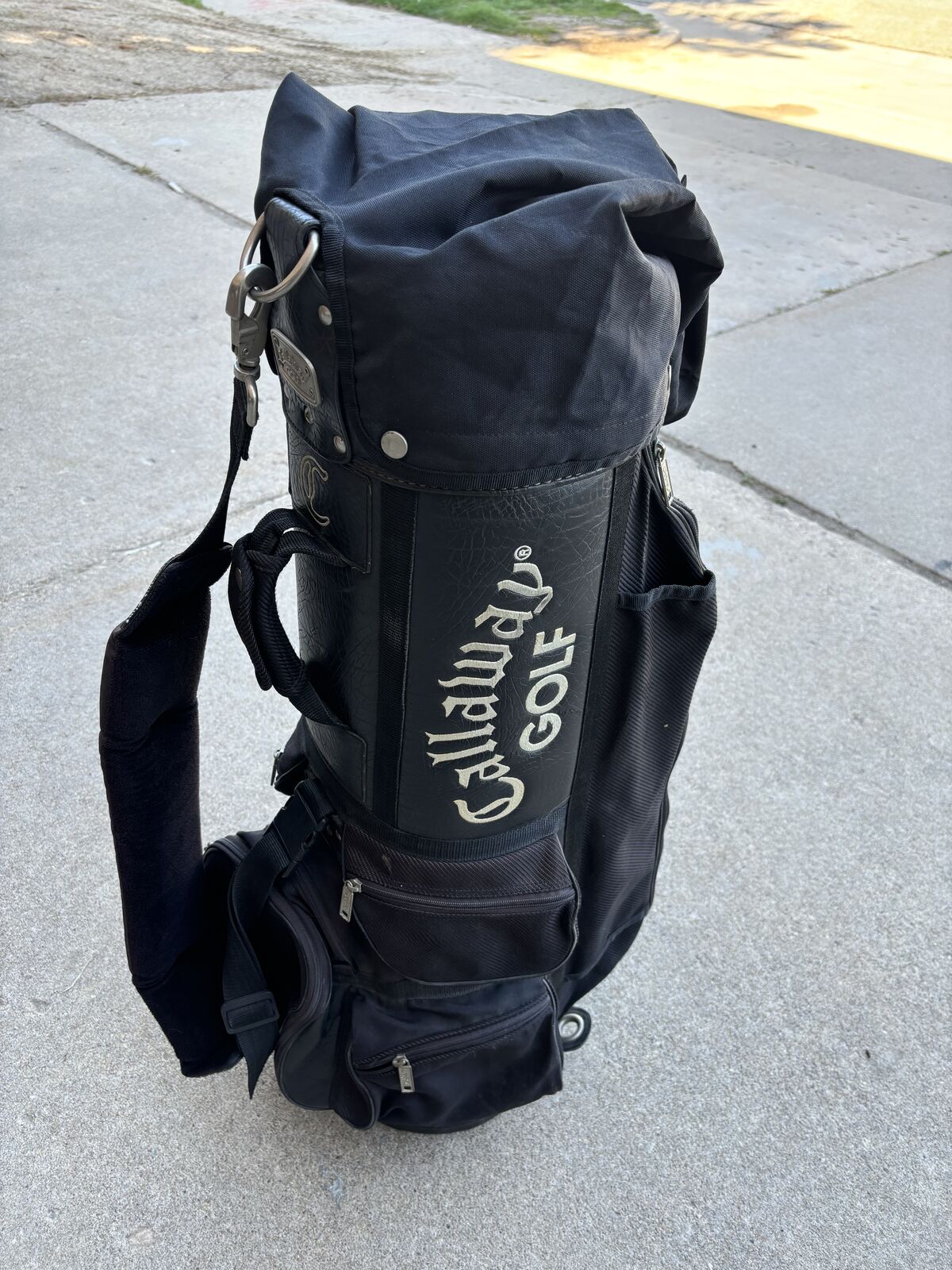 Callaway golf bag leather vintage