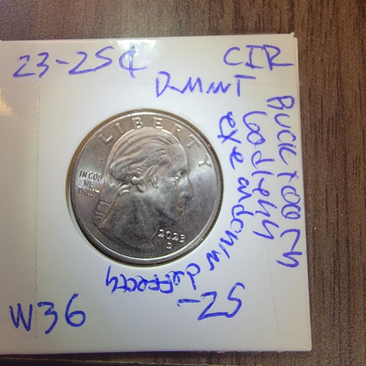 2023 multiple defects,Roosevelt quarter.