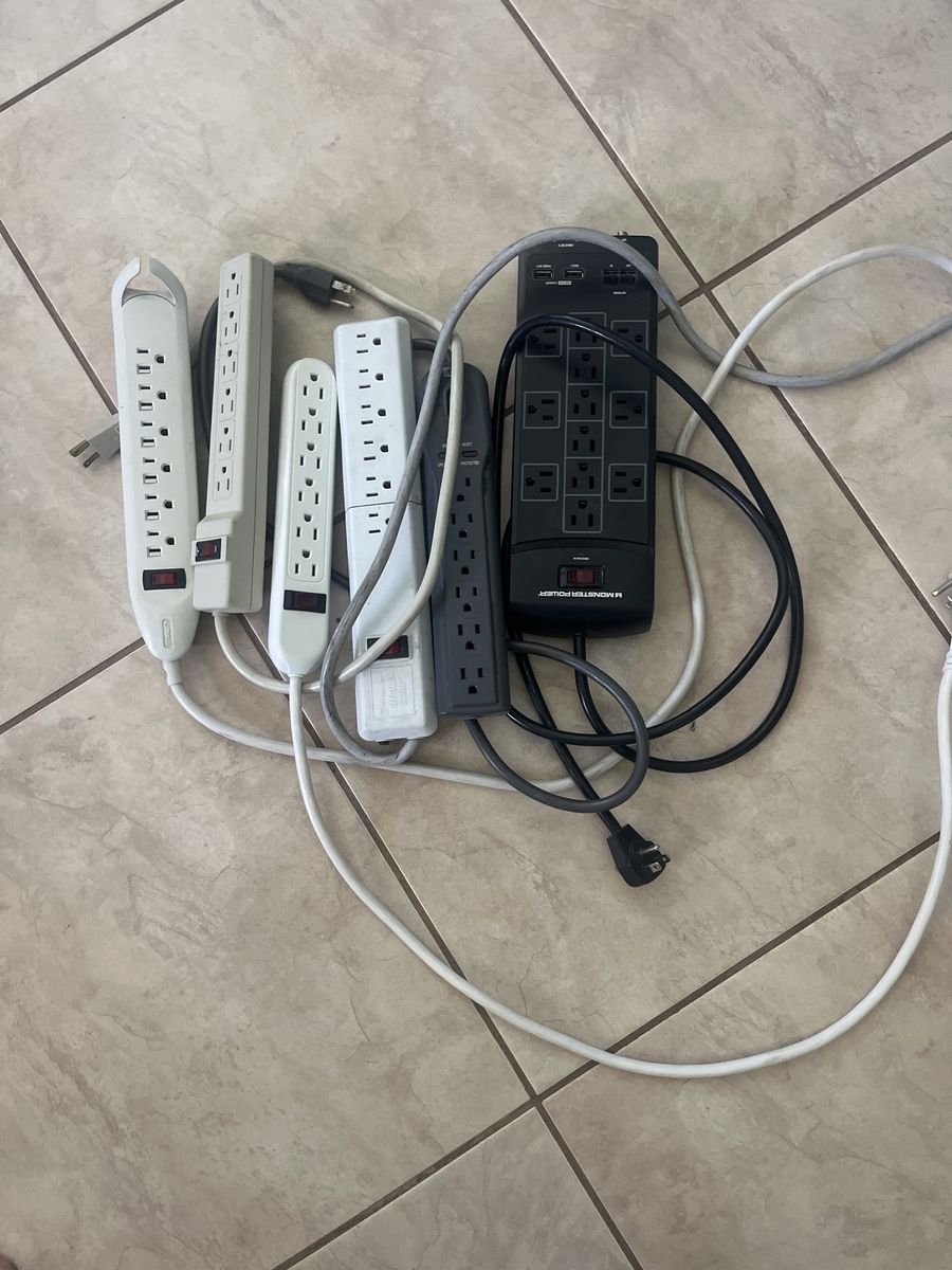 Lot of power strips