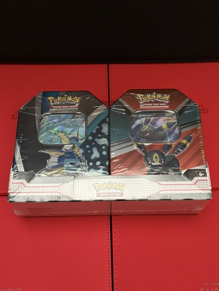 Pokemon Evolutions Vaporeon Umbreon V Tin Bundle