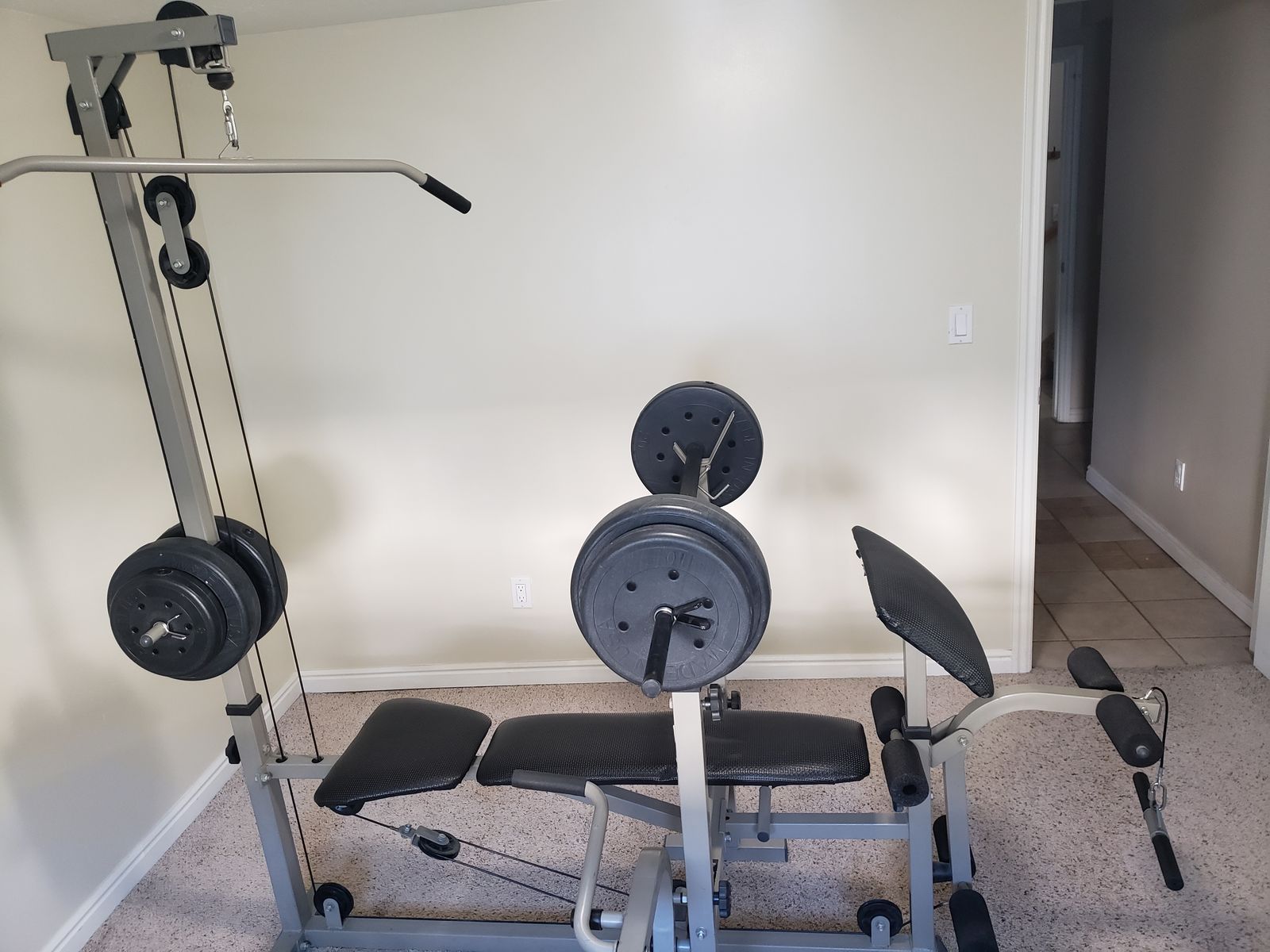 Full Home Gym everything included. Like new!