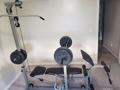 Full Home Gym everything included. Like new!