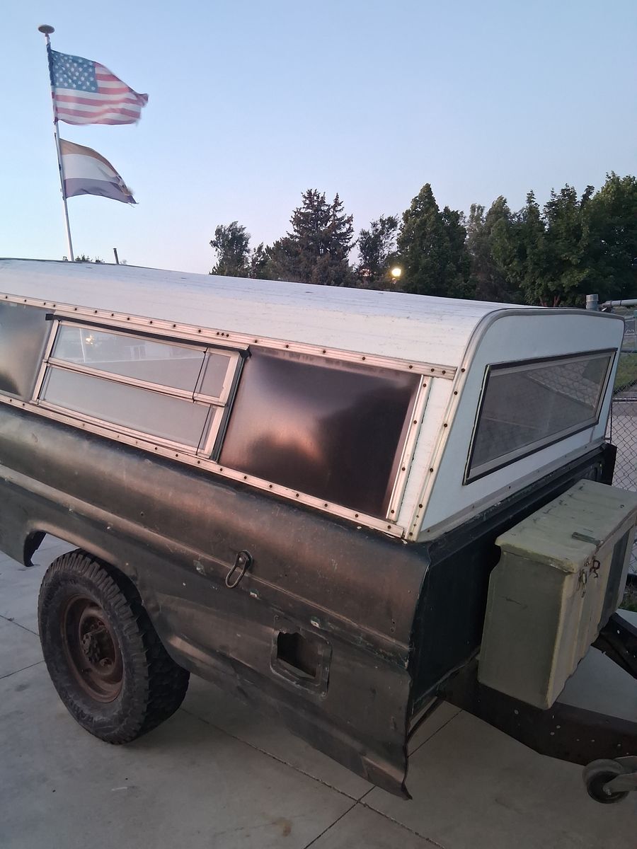 Custom Off-Road Ford Bed Camping Trailer - Camper Shell & Storage Box