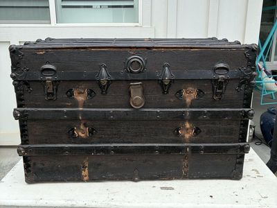 Antique Steamer Trunk