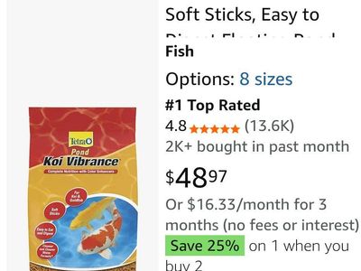 Koi food - unopened