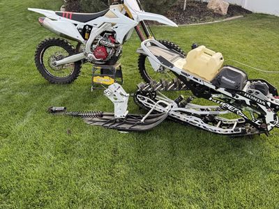 2018 rmz450 snowbike Timbersled Riot 120 LE
