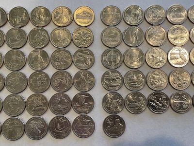 National Park Quarter Series, 56 + DC & 5 Territories