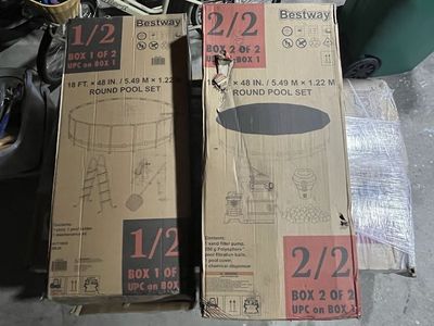 18ft x 4ft new above ground pool