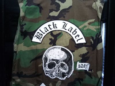 Custom Black Label Society Camo Vest 3XL