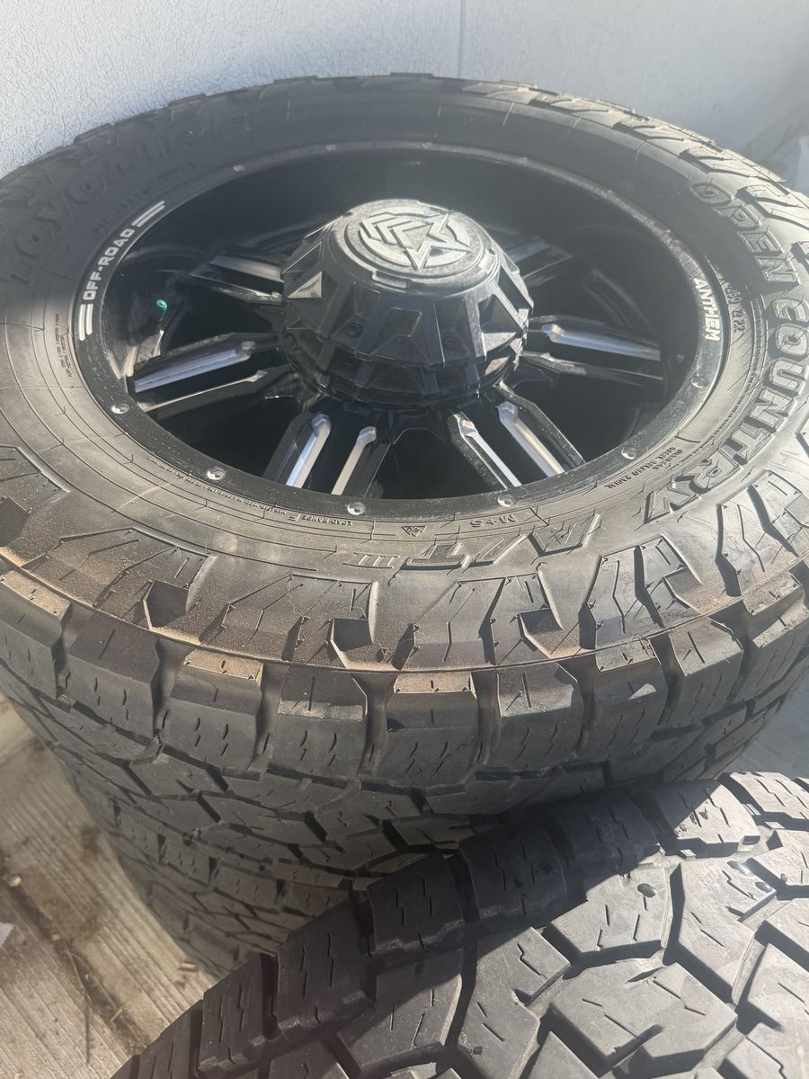 Anthem Off-Road Wheels with Toyo Open Country A/T III Tires 35x12.50R20LT