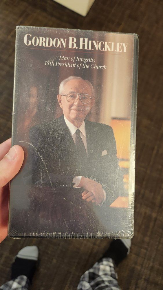 *SEALED* Gordon B. Hinckley - Man of Integrity VHS