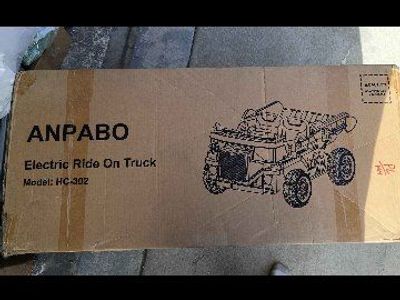 electric ride on truck new in box