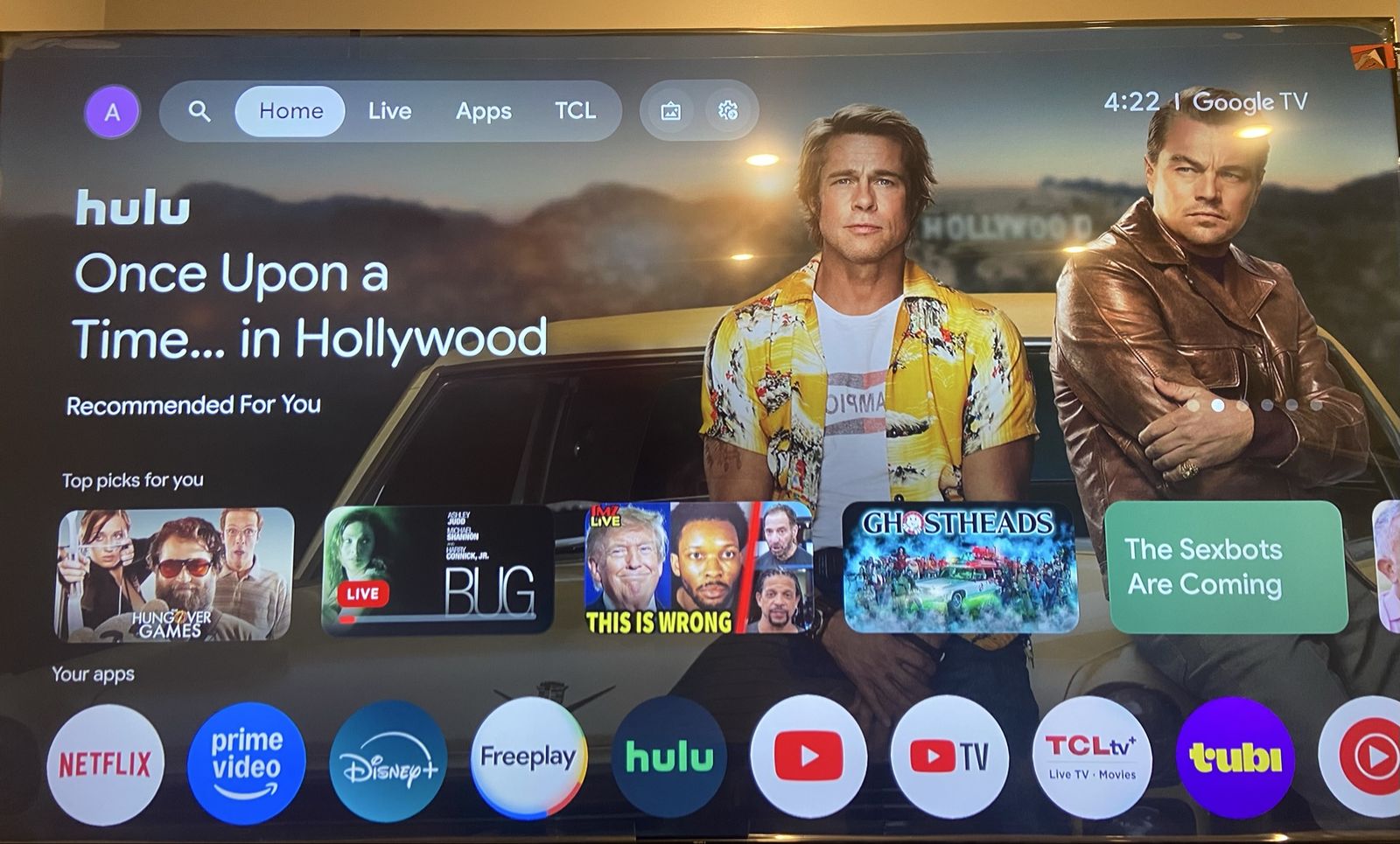 Smart 4K TCL 75”