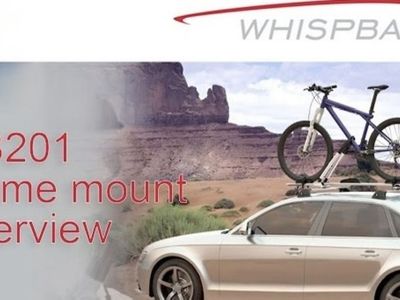 Bicycle Rack WHISPBAR YAKIMA FORK MOUNT ROOFTOP WB201 x 2