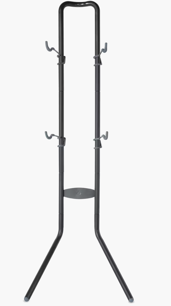 Two-Bike Gravity Stand, Freestanding Vertical Bike Storage Rack (x2; price for each)