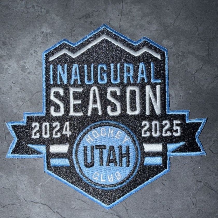 Utah Hockey Club Inaugural Season 2024-2025 Embroidered Iron-On Patch (4 Available ) From Delta Center Event