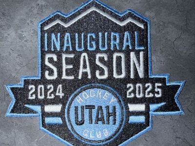 Utah Hockey Club Inaugural Season 2024-2025 Embroidered Iron-On Patch (4 Available ) From Delta Center Event