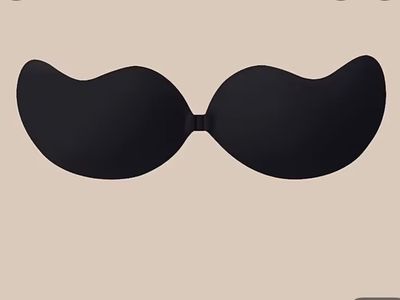 Black Adhesive Backless Strapless Sticky Bra Size A New Never Worn